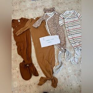 Copper Pearl (3) and Colored Organics Gowns